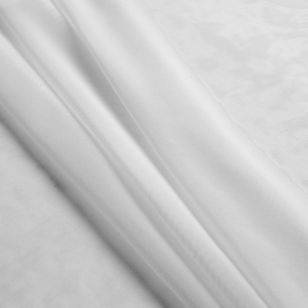 White Stretch Nylon Mesh