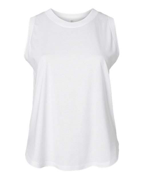 LAT Women's Curvy Relaxed Fine Jersey Tank