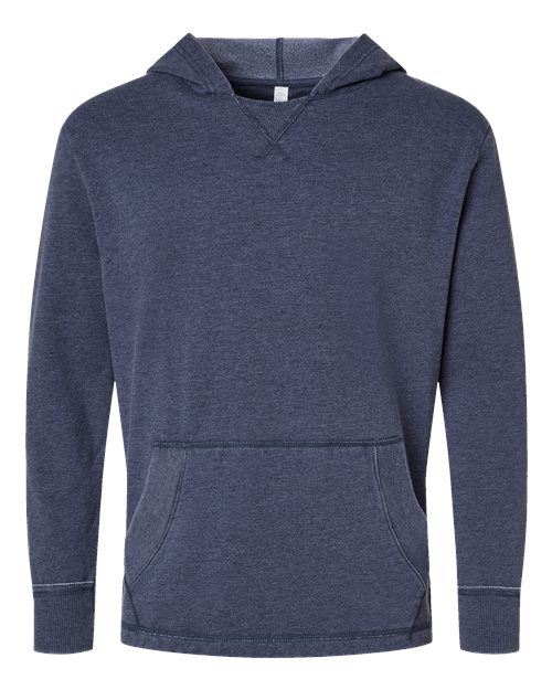 LAT Unisex Vintage Wash Fleece Hoodie Sweatshirt