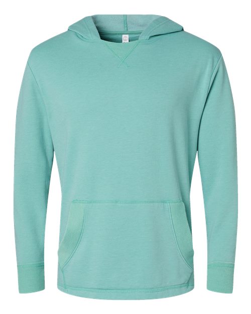 LAT Unisex Vintage Wash Fleece Hoodie Sweatshirt