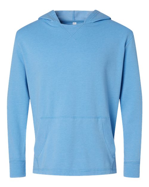 LAT Unisex Vintage Wash Fleece Hoodie Sweatshirt