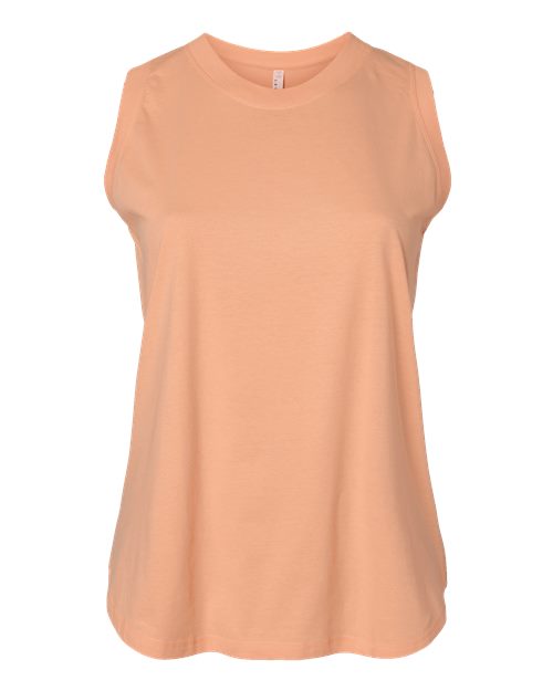 LAT Women's Curvy Relaxed Fine Jersey Tank