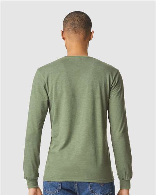 Gildan® Softstyle Crewneck CVC Long Sleeve T-Shirt