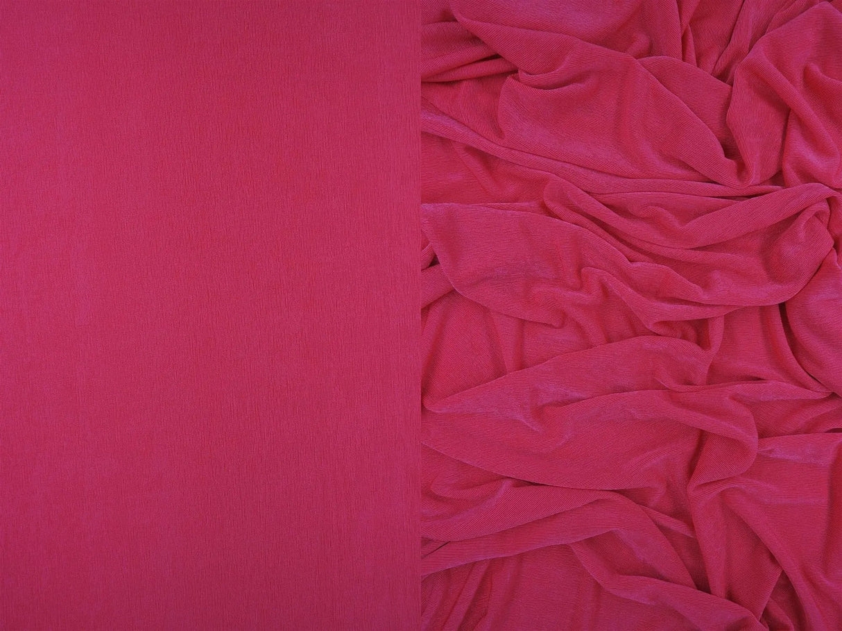 ১ গজ স্লিঙ্কি রিব নিট ফ্যাব্রিক ১x১ সলিড পলিয়েস্টার স্প্যানডেক্স স্ট্রেচ ৫২/৫৪ ইঞ্চি