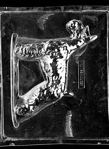 Jumbo Schnauzer Dog Chocolate Mold - Side 1