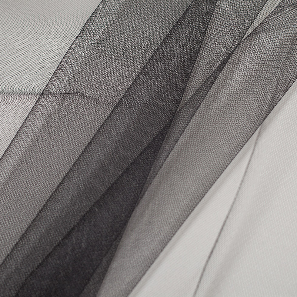 Diamond Net Crinoline Nylon Tulle - Black