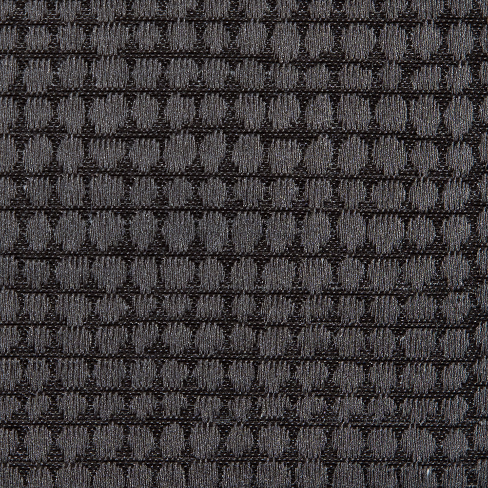 Slate Geometric Cotton and Polyester Woven