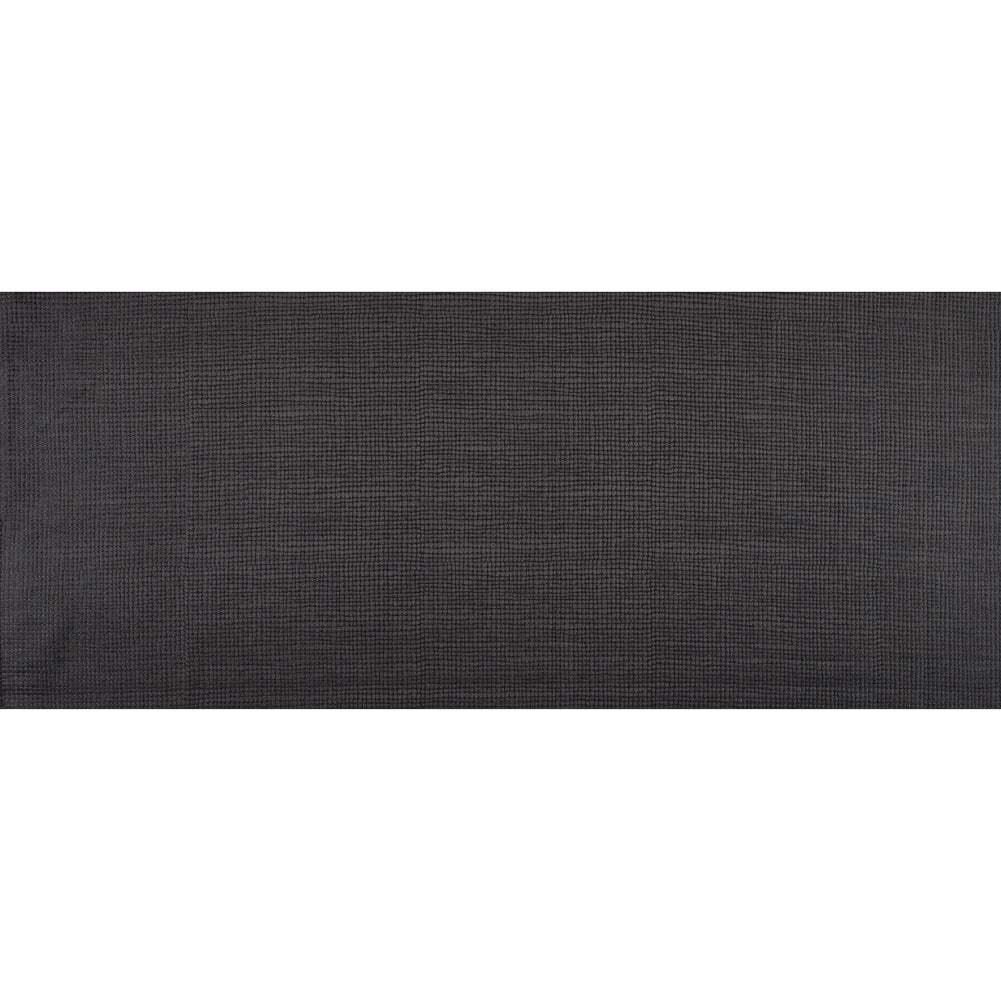Slate Geometric Cotton and Polyester Woven