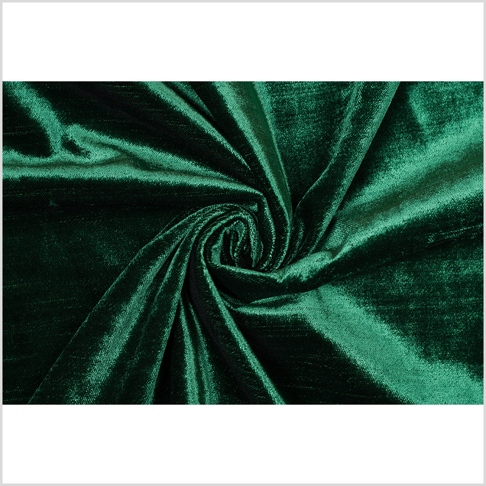 Emerald Polyester Velvet