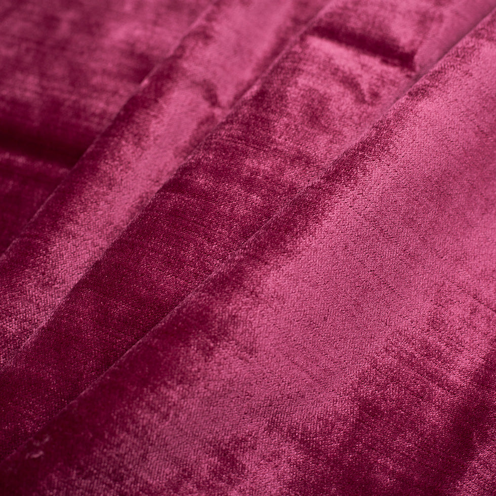 Magenta Polyester Velvet