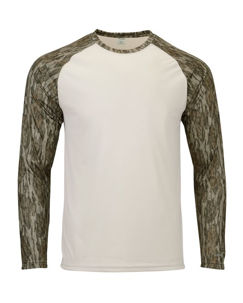 Paragon Men's Jackson Mossy Oak Colorblocked Long Sleeve T-Shirt
