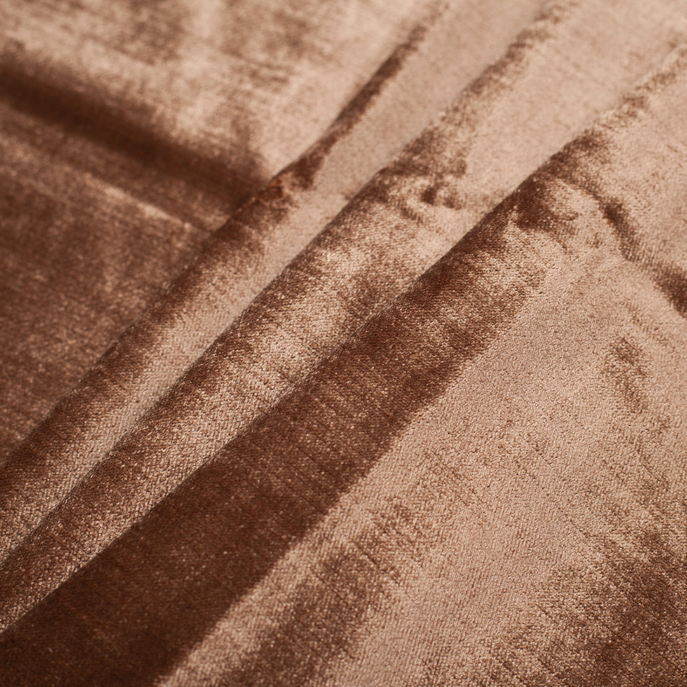 Copper Polyester Velvet