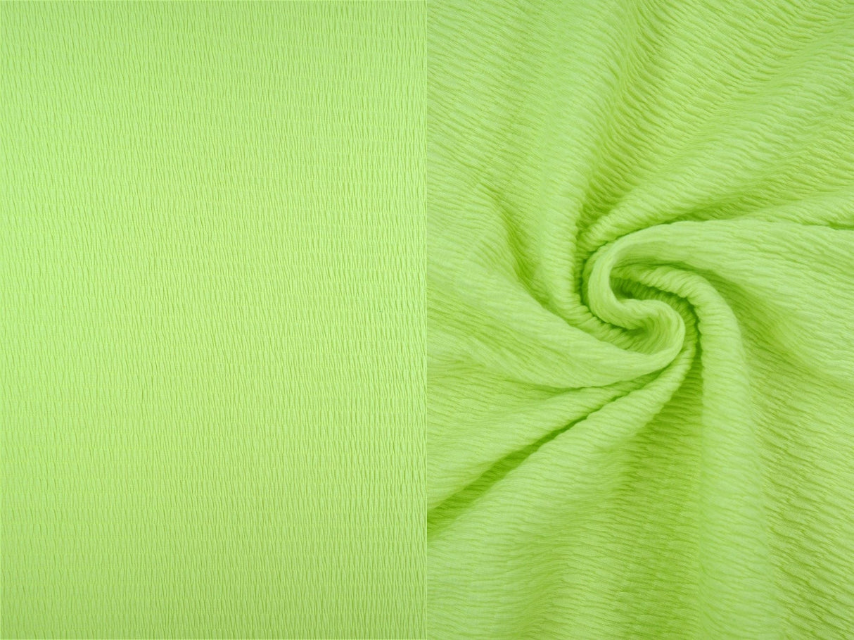 Smocked Rayon Knit Solid Fabric