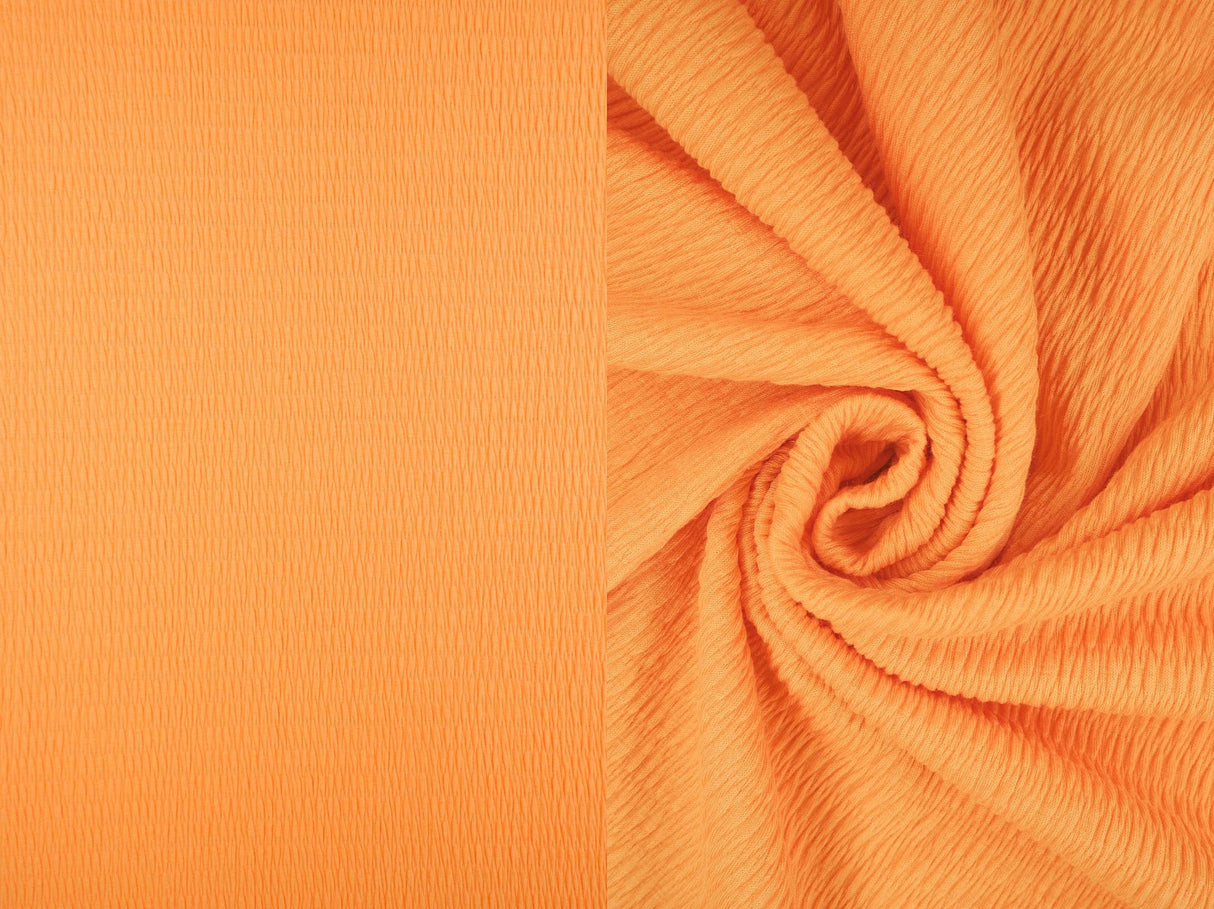 Smocked Rayon Knit Solid Fabric