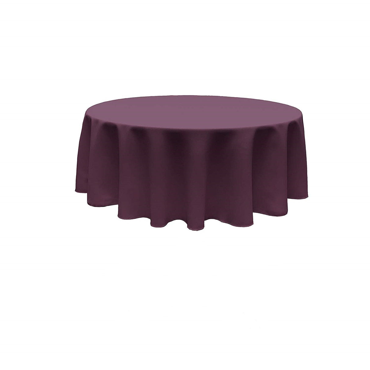 108" Round Polyester Poplin Tablecloth - Polyester Poplin Fabric, Seamless Round Tablecloth, 108" Width (1 Piece)