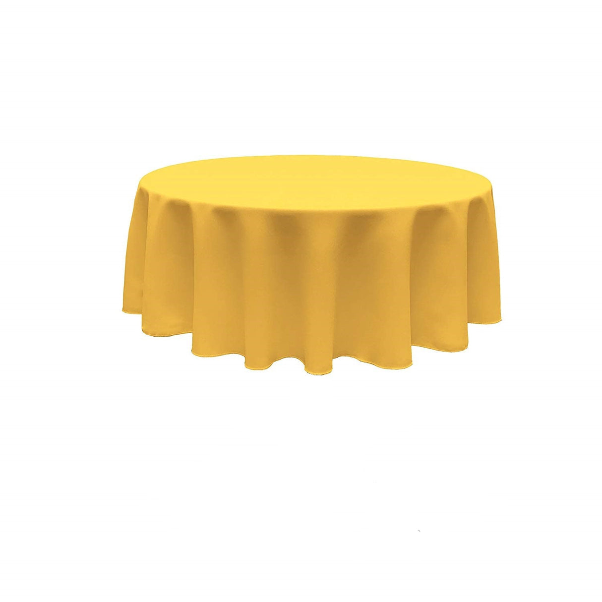108" Round Polyester Poplin Tablecloth - Polyester Poplin Fabric, Seamless Round Tablecloth, 108" Width (1 Piece)