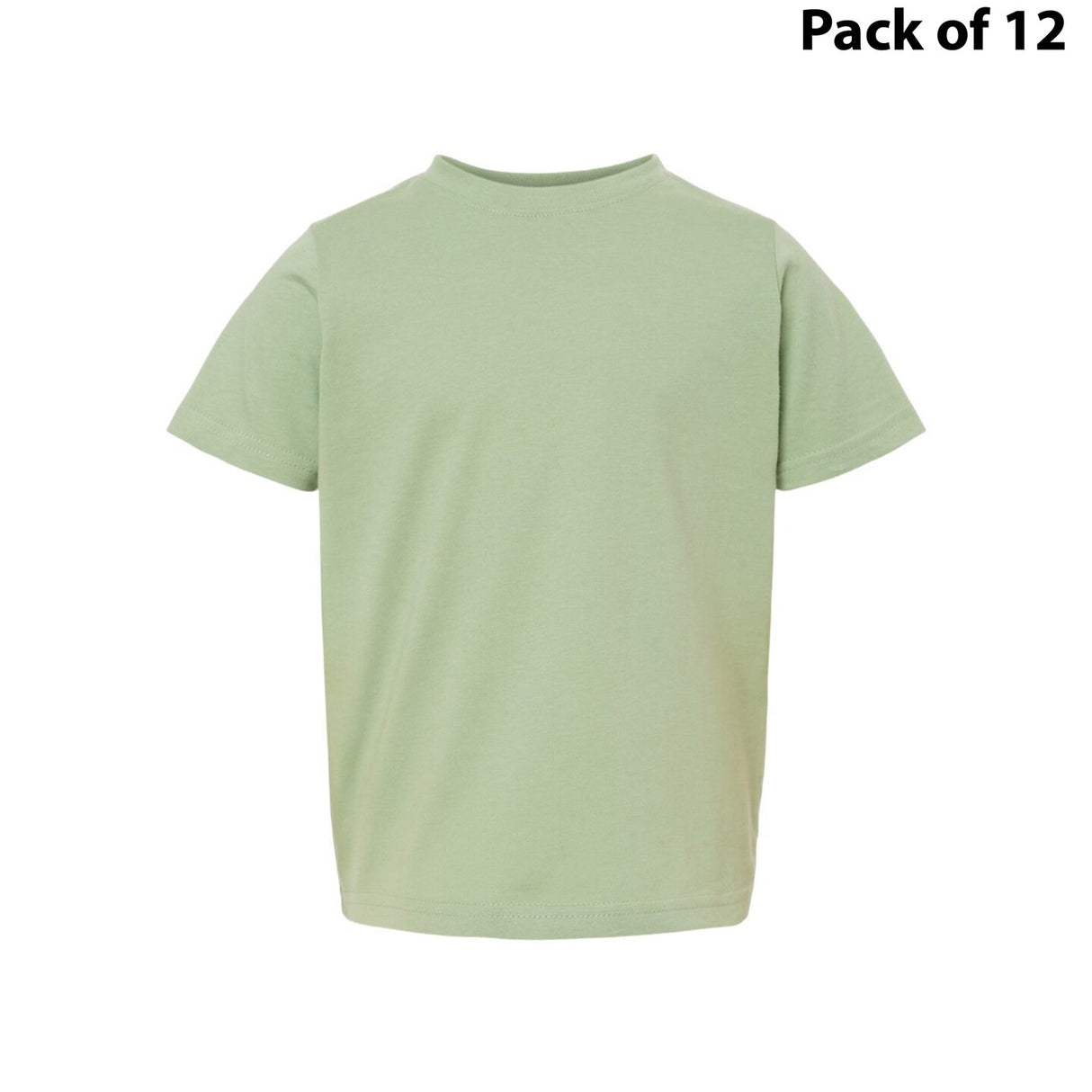 RADYAN® Toddler Fine Jersey Crewneck Short Sleeve Tee - 3321