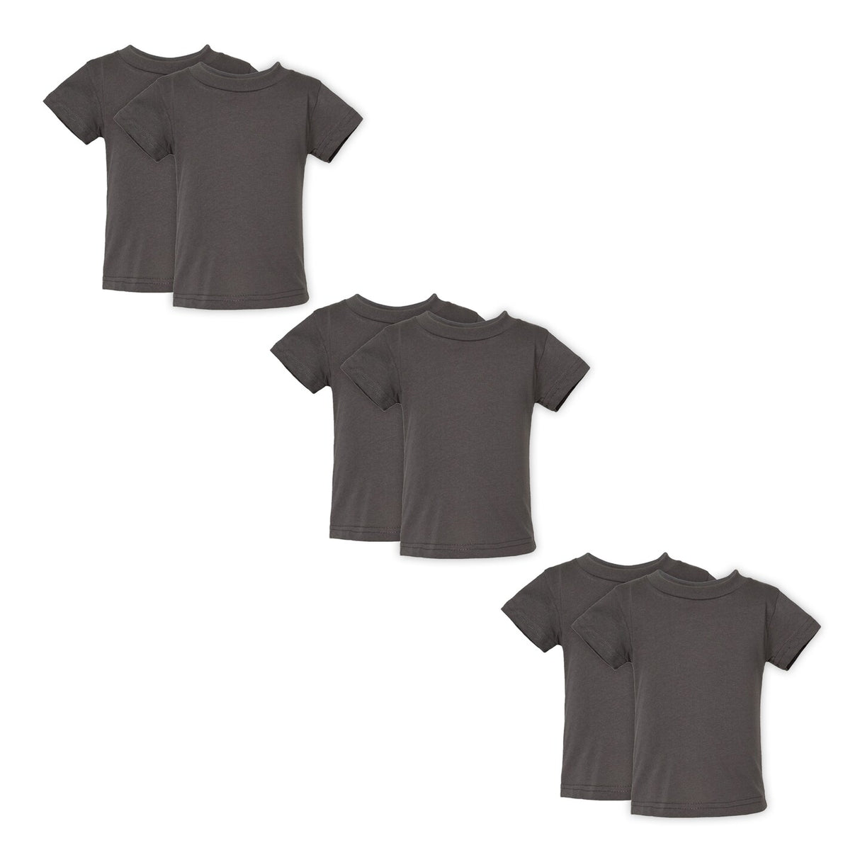 RADYAN® Toddler Fine Jersey Crew Neck Short Sleeve Tee - 3321