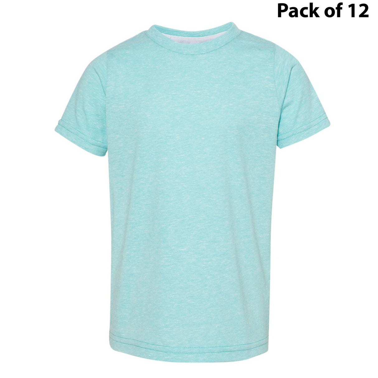 RADYAN® Crew Short Sleeve Toddler Harborside Melange T-Shirt