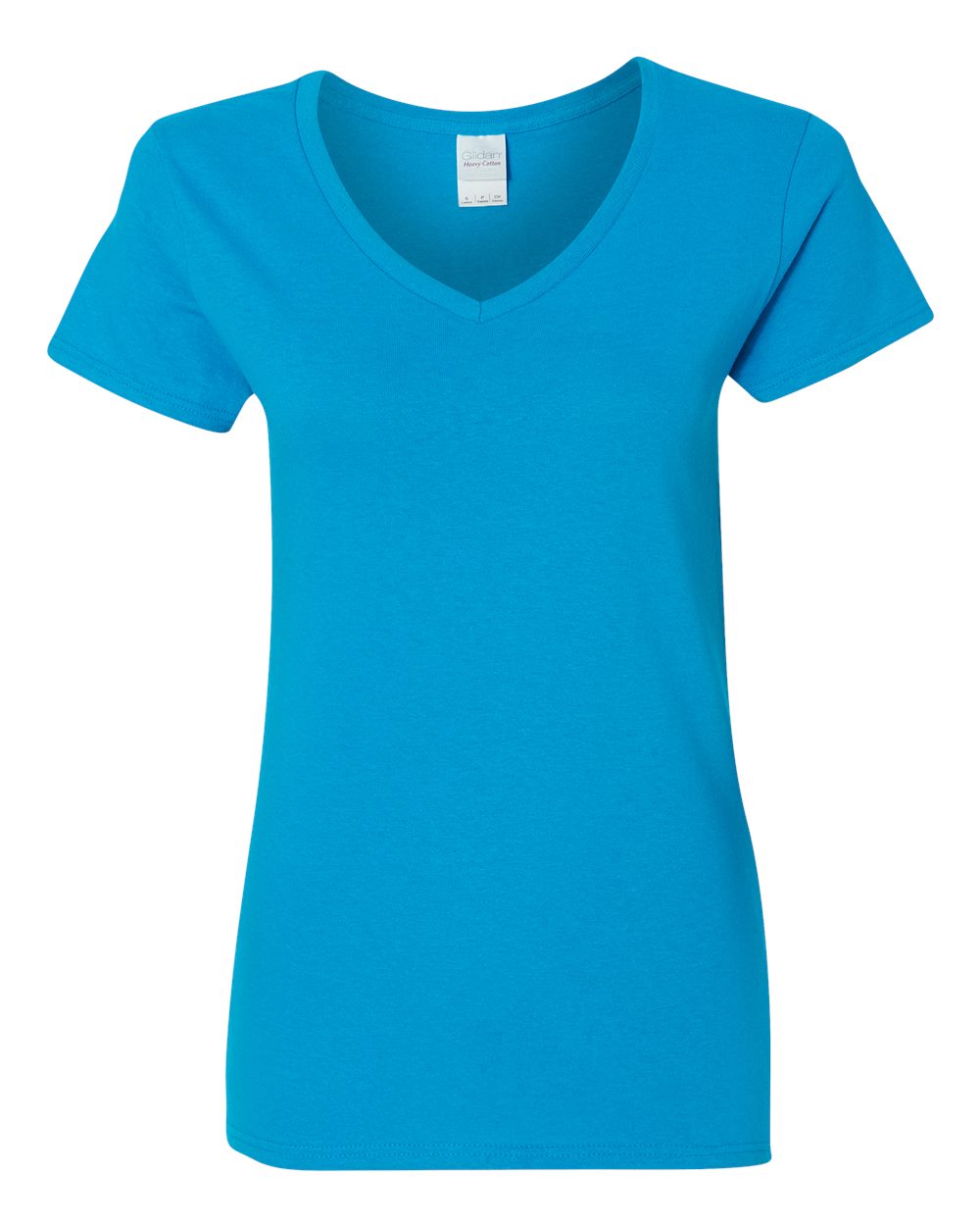 Gildan® Heavy Cotton Women’s V-Neck Short Sleeve T-Shirt