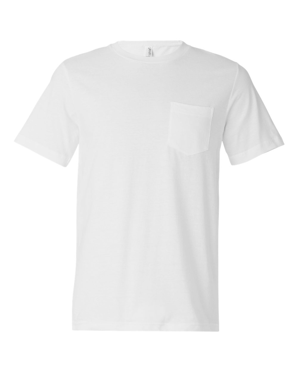 BELLA + CANVAS® Jersey Pocket Crewneck Short Sleeve Tee - 3021