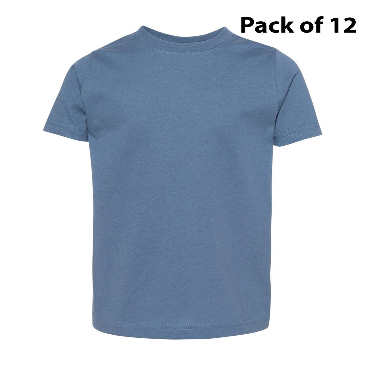 RADYAN® Toddler Fine Jersey Crewneck Short Sleeve Tee - 3321