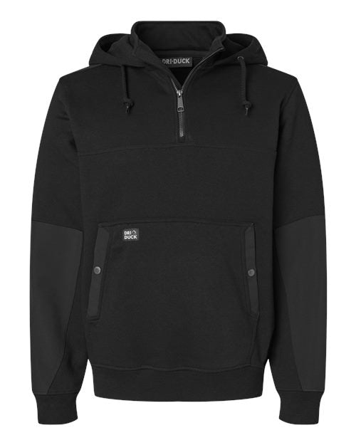 DRI DUCK Men's Mission Quarter-Zip Hooded Pullover