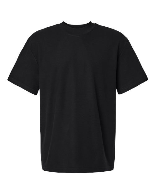 American Apparel Unisex Pique Mockneck Tee
