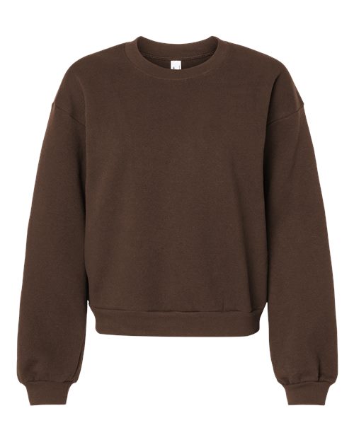 American Apparel Women's ReFlex Fleece Crewneck Sweatshirt