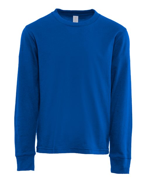 Next Level Youth Cotton Long Sleeve T-Shirt