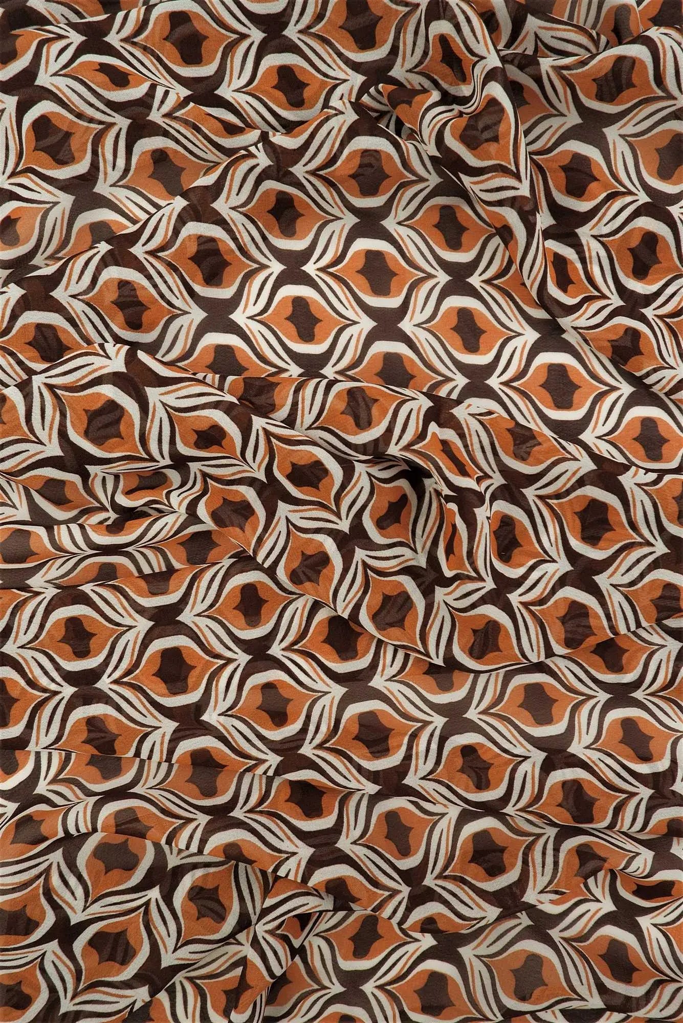 1 Yard Brown Terracotta Lightweight Fabric 57/58" Wide