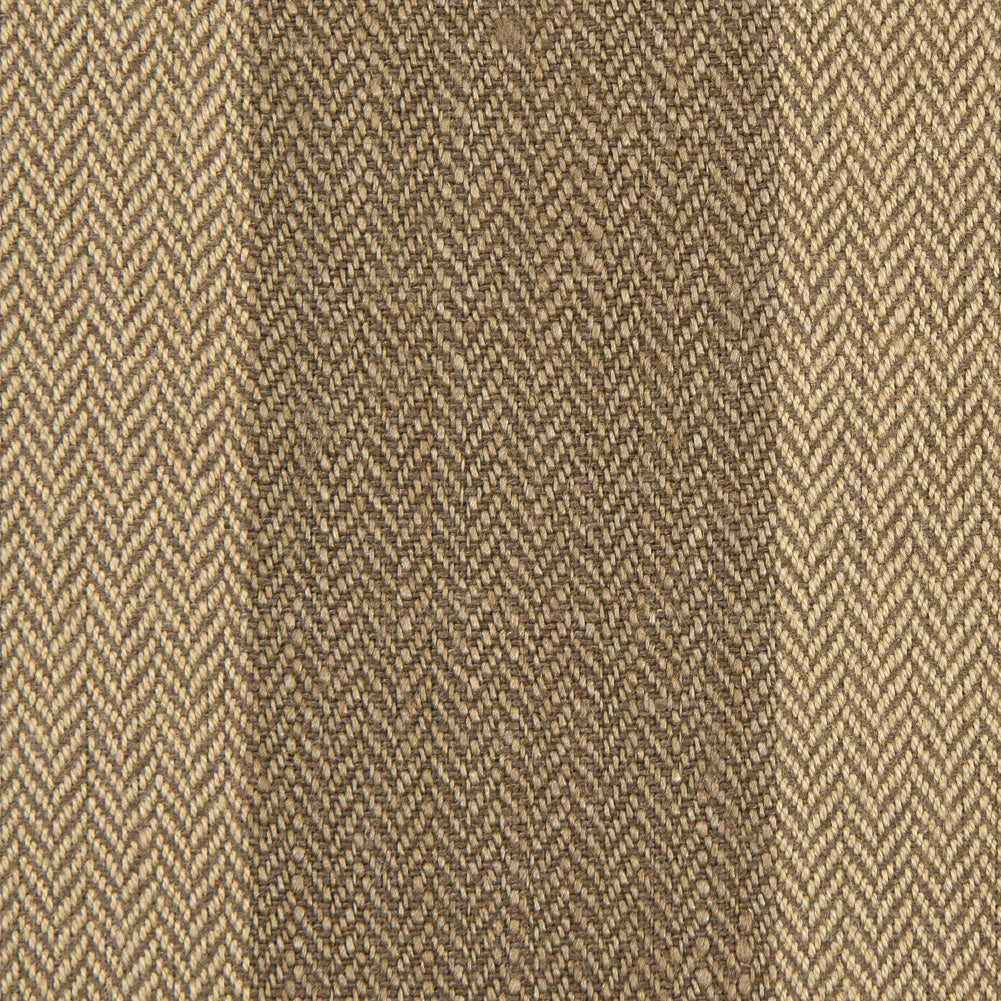 Ralph Lauren Teak Striped Chevron Linen Blend