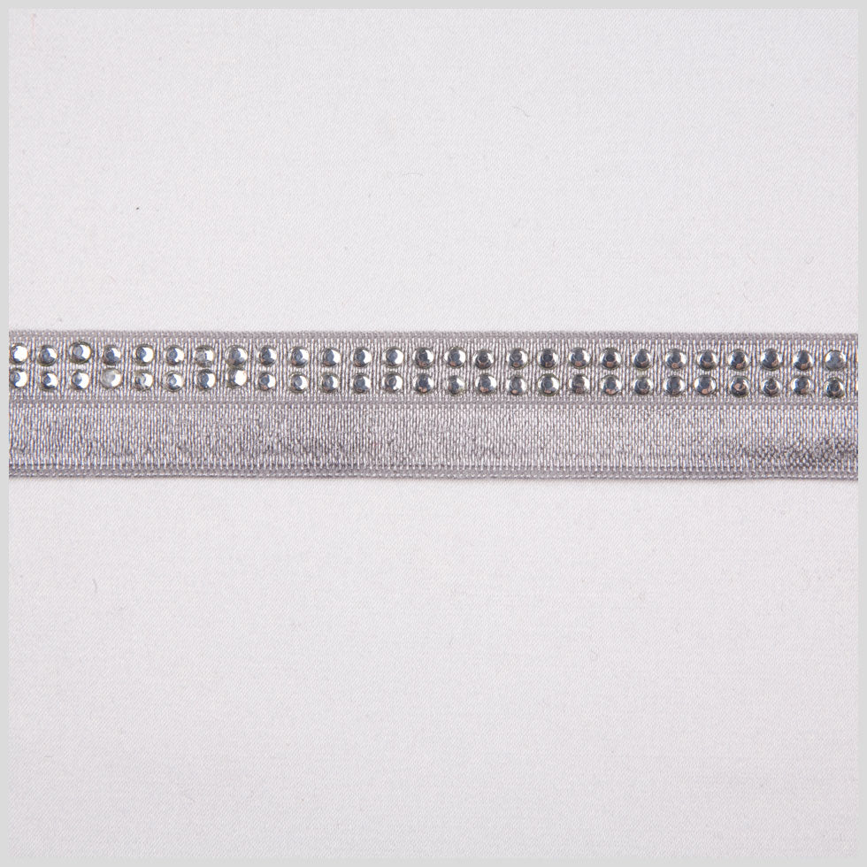 Silver Fancy Elastic Trim