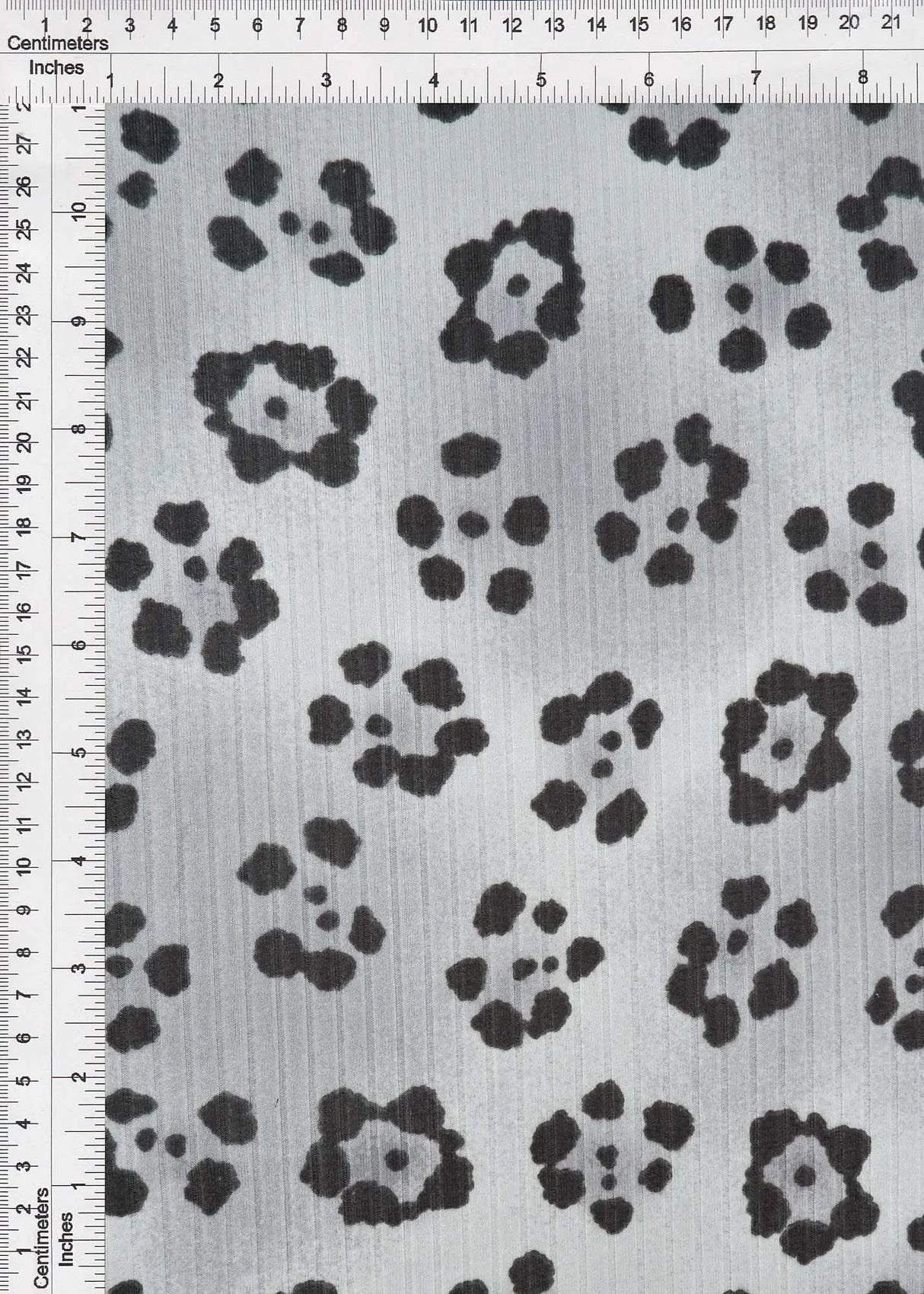 1 Yard Leopard Animal 8X3 Yummy Rib Knit Fabric Soft Stretch 58/60" Wide