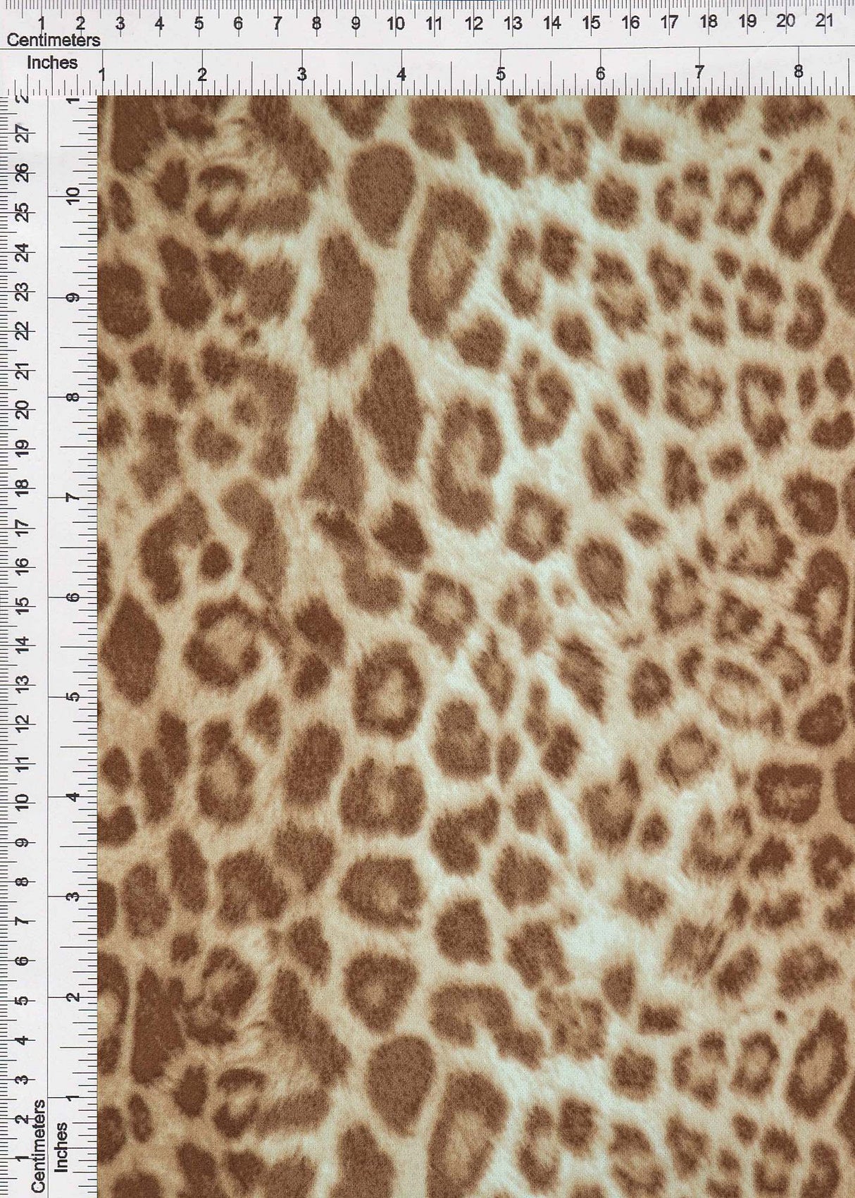 Leopard Print Stretch Knit Fabric