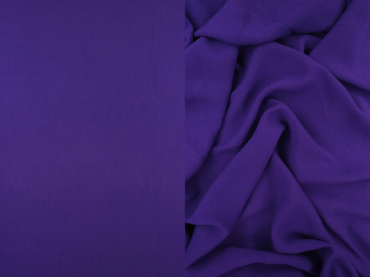 1 Yard Soft Rayon Crepon Fabric Solid Woven Textured Drapery Accent 50/51" Width