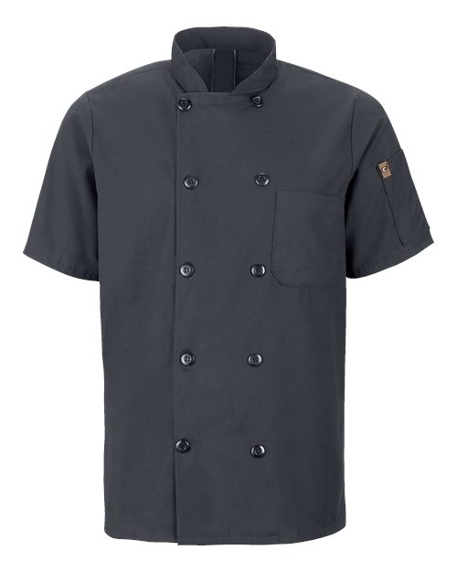 Chef Designs Mimix Short Sleeve Chef Coat with OilBlok
