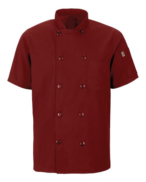 Chef Designs Mimix Short Sleeve Chef Coat with OilBlok