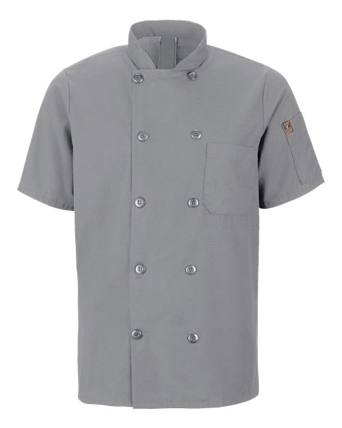 Chef Designs Mimix Short Sleeve Chef Coat with OilBlok