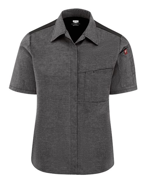 Women's Poplin Airflow Cook Shirt with OilBlok