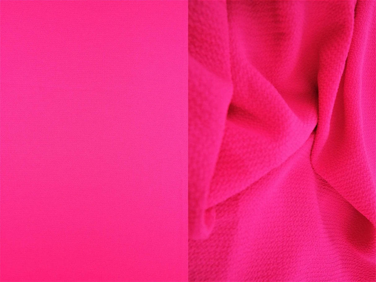 Solid Ghost Bubble Crepe Fabric, Lightweight Textured Stretch 57/58" Wide for Apparel