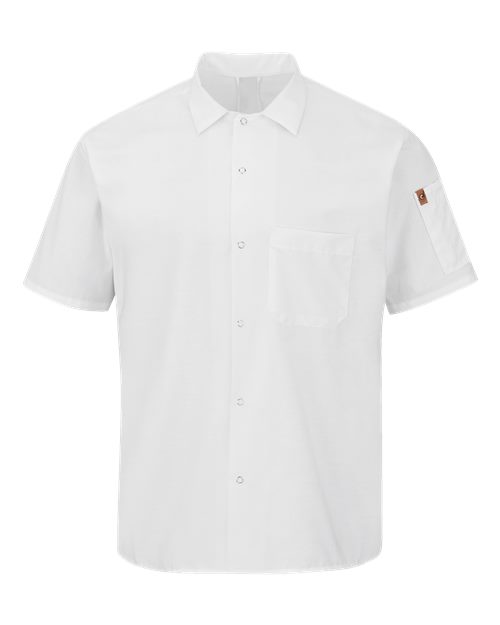 Chef Designs Mimix Short Sleeve Cook Shirt with OilBlok