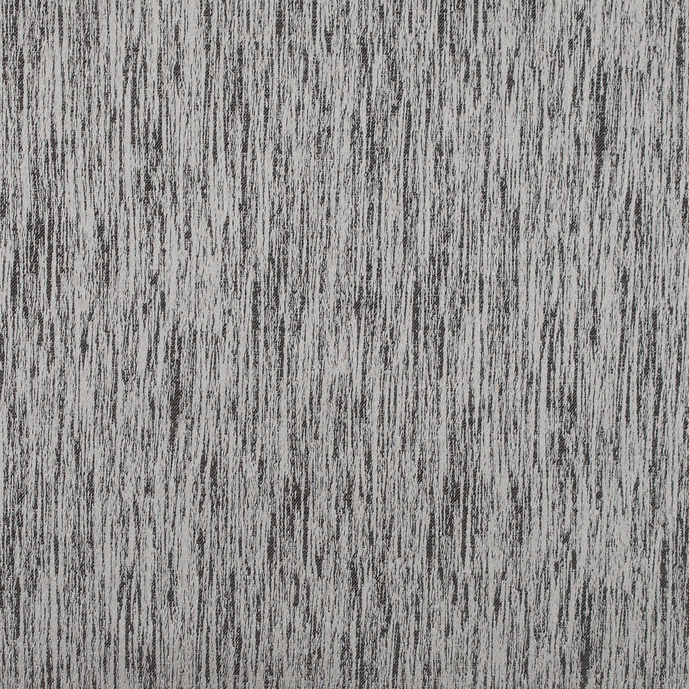 Chrome Striated Woven Brocade