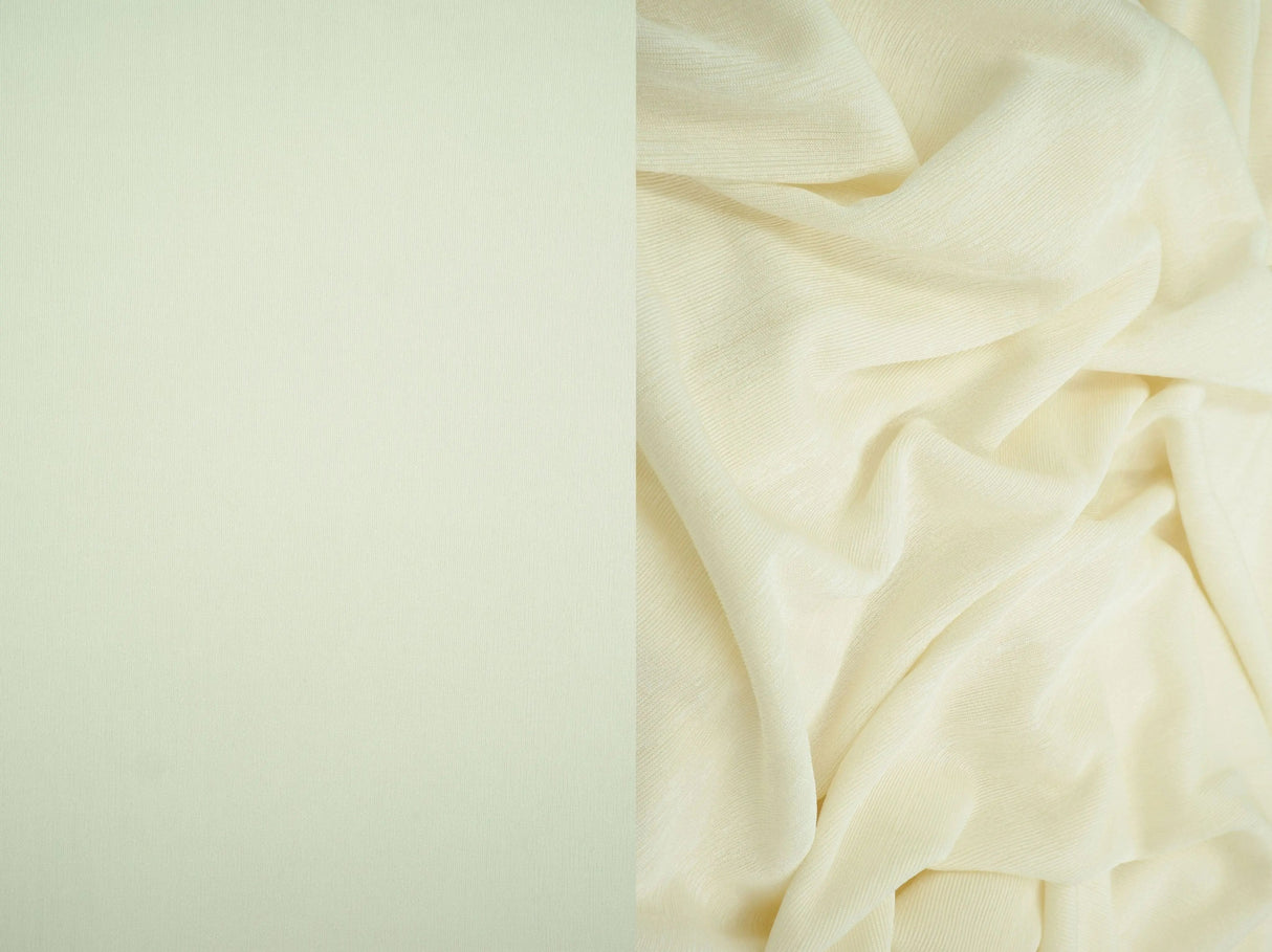 1 Yard Slinky Rib 1x1 Solid Knit Fabric 240 GSM, 52/54''  Wide Polyester Spandex Blend