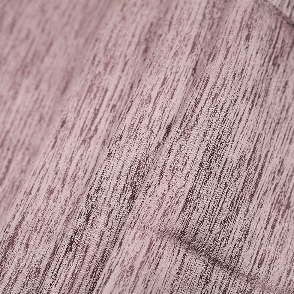 PlumStriated Woven Brocade