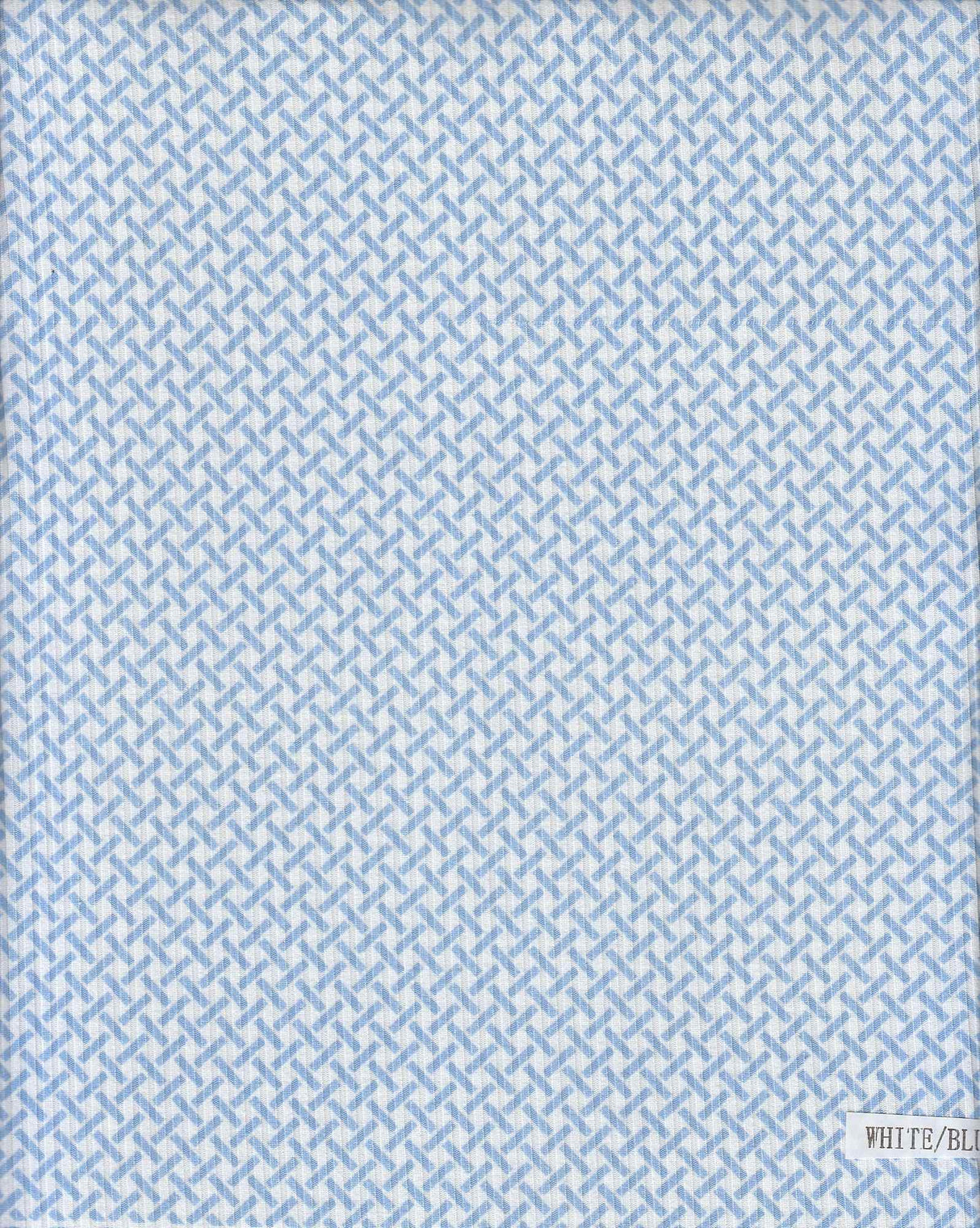 1 Yard Polyester Spandex Yummy Rib Knit Fabric Retro Geo Window Pane Print 58/60" Width