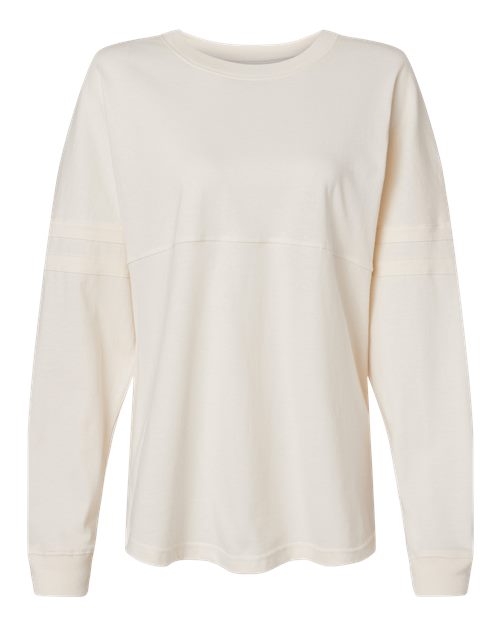 Women's Pom Pom Long Sleeve Jersey T-Shirt