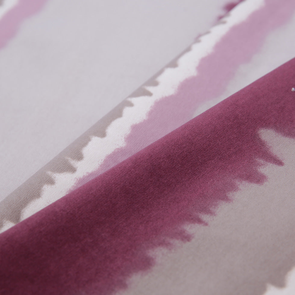 Orchid Abstract Stripes Cotton-Modal Velvet Print
