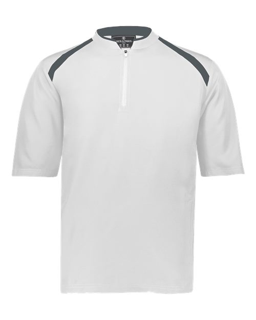 Holloway Youth Clubhouse Short Sleeve Quarter-Zip Pullover