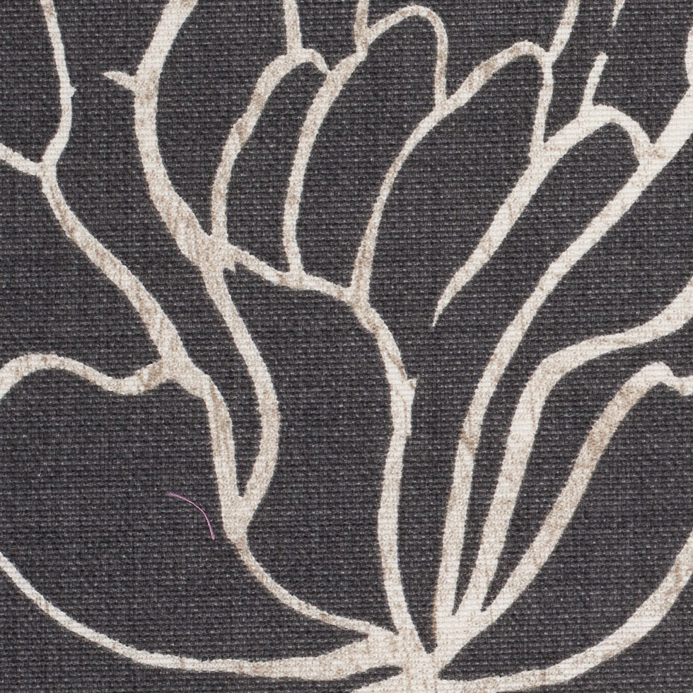 Spanish Gray Floral Woven